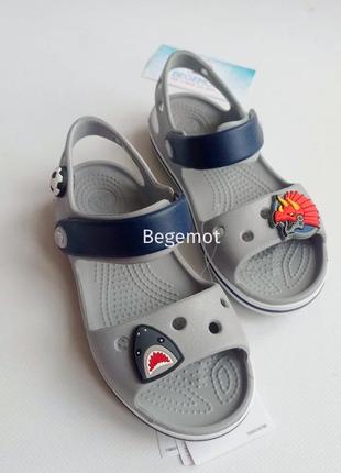 Сандалі дитячі crocs  crocband sandal сірій2 фото