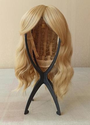 Короткая новая парика, блонд, с чёлкой, термостойкая, парик