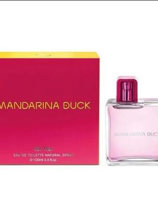 Mandarina duck for her туалетная вода женская, 100 мл2 фото