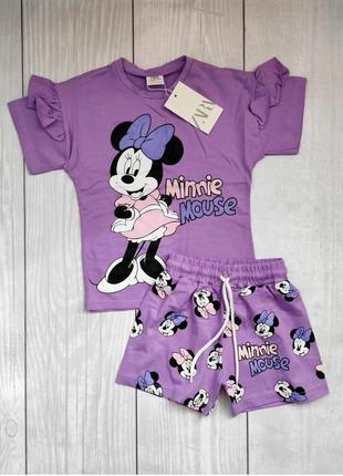 Літній комплект для дівчинки minni mouse zara