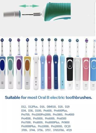 Сменные насадки для зубной щетки oral-b braun,орал б2 фото