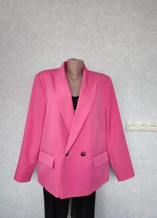 Розовый oversize пиджак, жакет 😍
