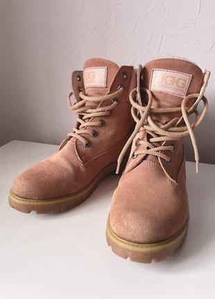 Сапоги черевики чоботи ugg рожеві