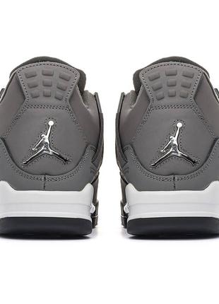 Кроссовки баскетбольные nike air jordan 4 retro cool grey7 фото