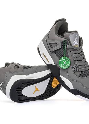 Кроссовки баскетбольные nike air jordan 4 retro cool grey