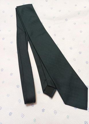 Швейцарія hannes b. галстук краватка темно зелена5 фото