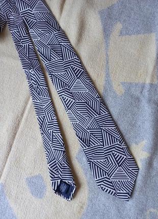 Шелк! шикарный брендовый краватка галстук в принт charles tyrwhitt3 фото