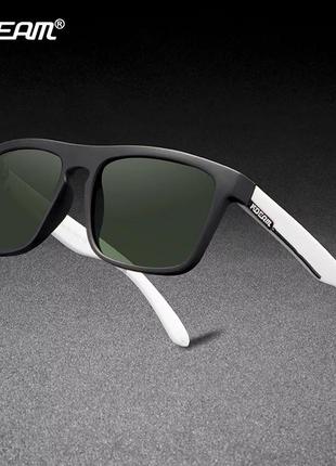 Солнцезащитные очки kdeam navi, черный цвет, поляризационные, с фирменным комплектом, device clock3 фото