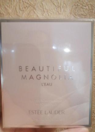 Estee lauder beautiful magnolia l'eau  50мл