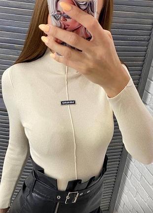 Женский свитер гольф водолазка светр2 фото