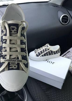 Кроссовки в стиле dior b23 low black logo3 фото