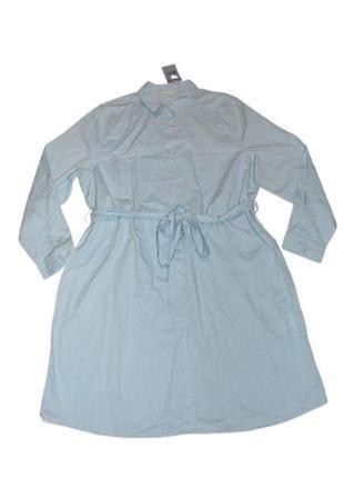 Женское платье сорочка большого размера 56-58 blue motion нижняя