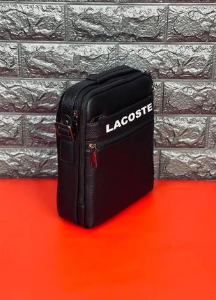 Luxury кожаная мужская барсетка грудня lacoste, сумка нагрудная лакоста из натуральной кожи 

сумка из натуральной кожи4 фото