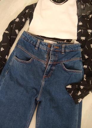 Крутые джинсы мом + топ в подарок 🌺10 фото