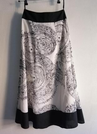 Длинная,хлопковая юбка laura ashley,оригинал, размер xs,s, м, 8, 348 фото