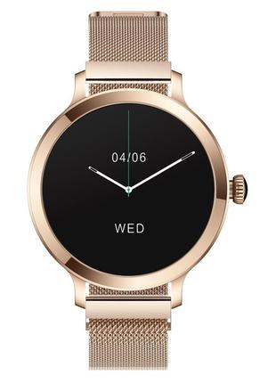 Смарт-часы uwatch smart vip lady pro gold, женсие, с шагомером и пульсометром, device clock8 фото