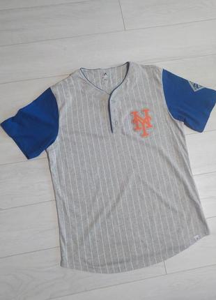 Футболка new york mets от majestic (сша) размер l