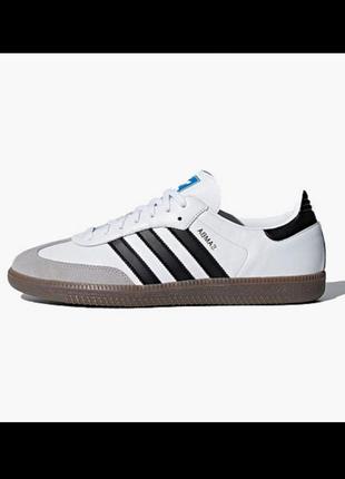 Кросівки adidas samba og white black1 фото