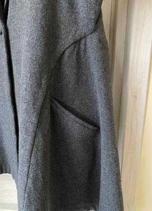 Стильное шерстяное пальто для роскошной леди ulla popken 24/28/54🤎🧡🌹4 фото