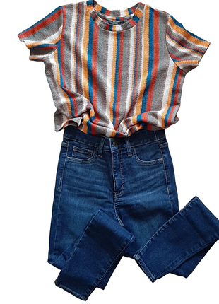 Смугаста bershka майка топ розмір eu xs,mex24.