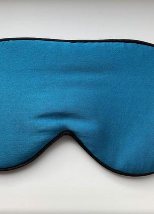 Шовкова маска для сну (колір морської хвилі)