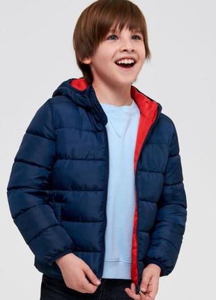 Куртка демісезонна хлопчик темно-синя 98; 122;134см