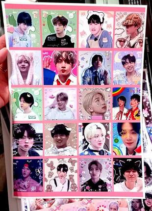 Наклейки k-pop кей поп stray kids (g)i-dle blackpink itzy nmixx и другие