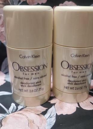 Calvin klein obsession for men дезодорант стік