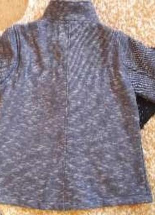 Дитячий піджак з налокітниками від wanex 122 р, сірий колір5 фото