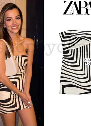 Коротка льняна сукня плаття zara