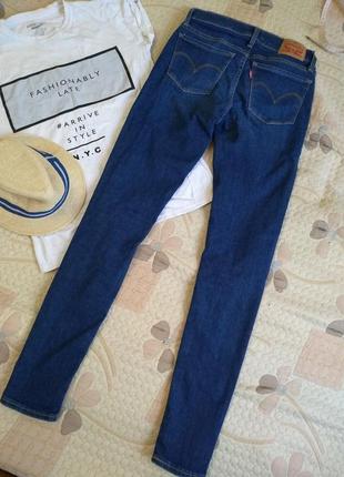 Джинсы, с разрезами, рваные на коленях, levis, skinny, разм 263 фото