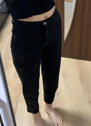 Жіночі чорні джинси2 фото