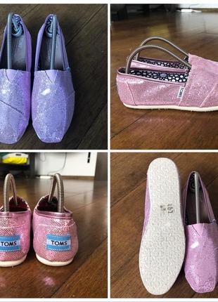 Мокасины эспадрильи toms (оригинал) р. 36.5 +респиратор в подарок2 фото