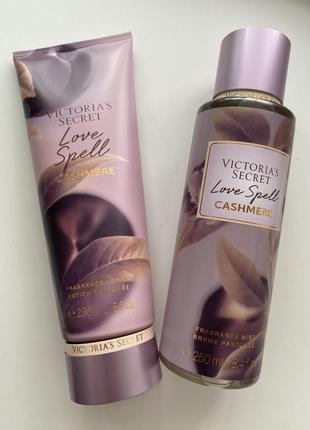 Парфюмированный набор victoria’s secret love spell cashmere