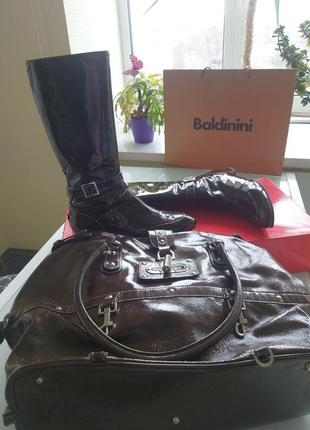 Baldinini оригинал итальялия сумка и сапоги1 фото