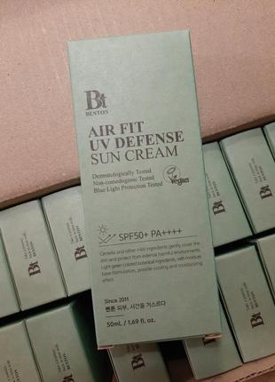 Benton air fit uv defense sun cream spf50 cолнцезащитный крем с центеллой5 фото