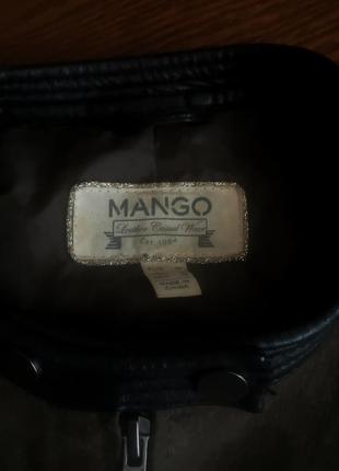 Шкіряна куртка mango4 фото