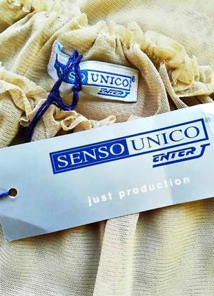 120.нежная летняя блузка итальянского бренда senso unico, бур-во италия. новая, с биркой.5 фото