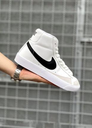 Nike blazer mid 77 white5 фото