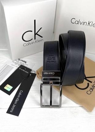 Чоловічий шкіряний ремінь calvin klein