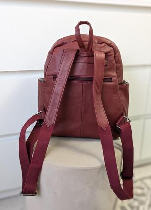 Красивый кожаный рюкзак ( новинка)🔥5 фото