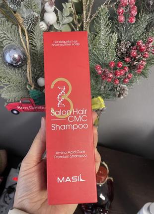 Шампунь для відновлення волосся з керамідами masil 3 salon hair cmc shampoo 300 мл
