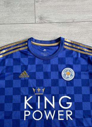 Футбольная футболка leicester city adidas football shirt soccer jersey3 фото