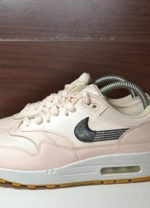 Nike air max 1 premium 40.5р кроссовки кожаные оригинал