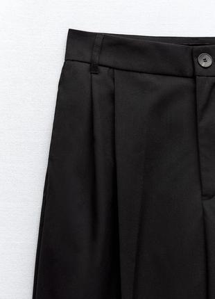 Широкі чорні штани палаццо xl xxl розмір 50 52 розмір zara7 фото