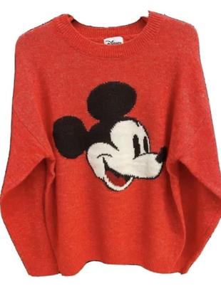 Джемпер красный disney mickey mouse