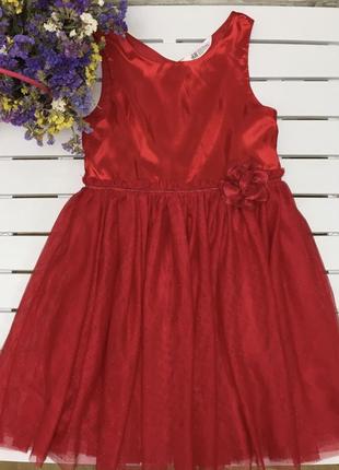 Красное платье 134-1402 фото