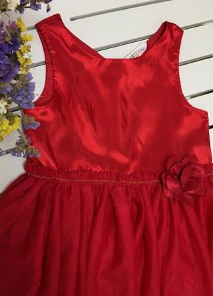 Красное платье 134-1403 фото