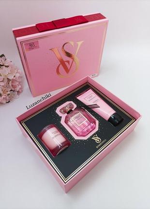 Подарунковий набір victoria's secret bombshell 50мл, лосьон