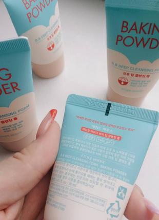 Пінка для глибокого очищення baking powder bb deep cleansing foam 30мл.2 фото